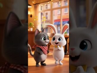 Cat and rabit Dance Kid Grok Ai Generate Video #my #yotubeshorts #yt  #viral #video #Catoonjonedit