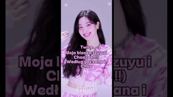 ChatGPT zgaduje moje bias w danych ub #wybijsie #kpop #chatgpt