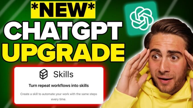 ChatGPT’s New Changes Are CRAZY! (Skills & GPT-5.4 Upgrade)