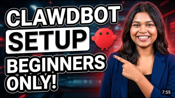 Clawdbot AI Tutorial for Beginners: Full Setup, Installation & Usage Guide (OpenClaw)