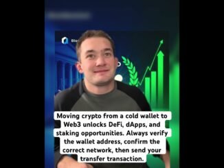 Cold Wallet→Web3: Verify addres, check network, send a transfer. Stay secure.#Web3#Crypto #XRP#DeFi