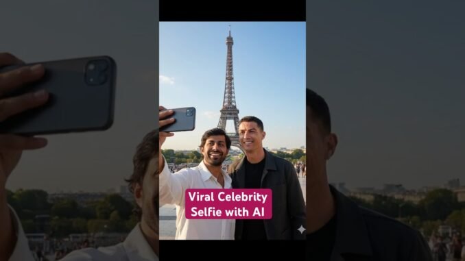Create Viral Celebrity Selfies with AI | Free Step-by-Step Guide