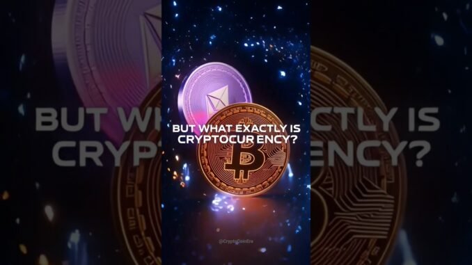 Crypto Explained in 30 Seconds | Bitcoin, Blockchain Basics #crypto #bitcoin #cryptocurrency #shorts