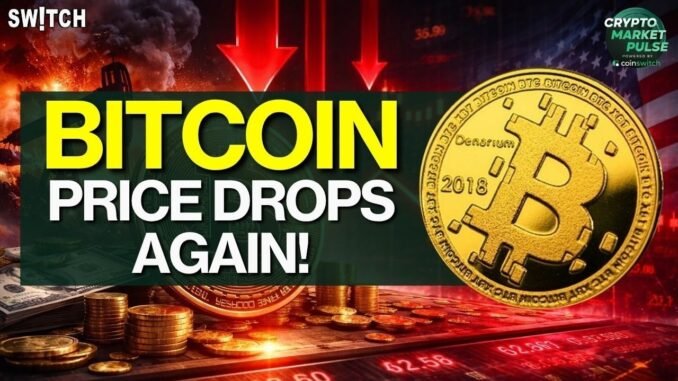 Crypto Market Pulse: Bitcoin Price Drops Again!। Top News of The Day। Powered by CoinSwitch