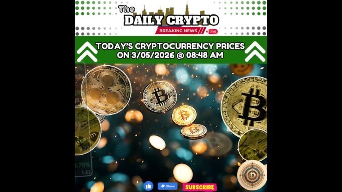 🚀 **Crypto Market Update — March 5, 2026 | 8:48 AM   are we about to see the next big rally?