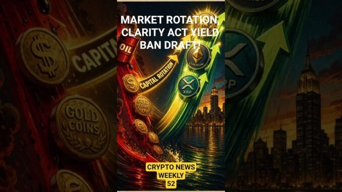 Crypto News Weekly: Market Rotation, Clarity Act Yield Ban Draft!