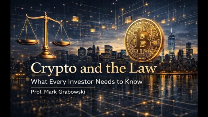 Crypto and the Law: What Every Investor Needs to Know (2026 Guide)