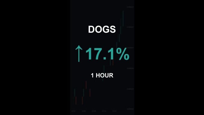DOGS is up 17.1% in 1 hour!⚡March 09, 2026 | #crypto #altcoins #shorts
