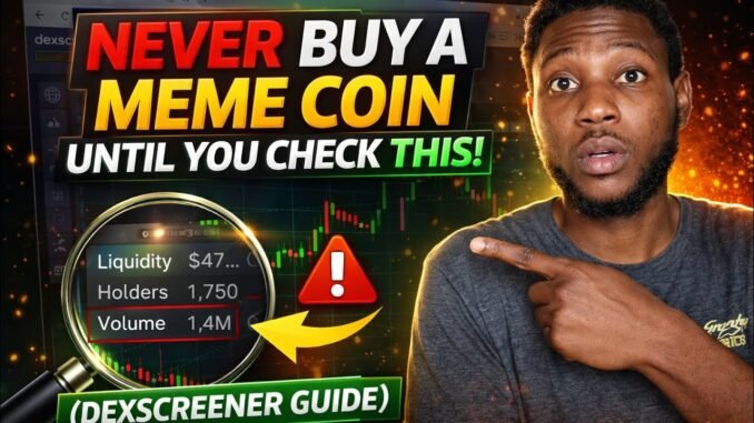 Dexscreener Strategy for Beginners (Avoid Rug Pulls & Find Early Gems)  #dexscreener
