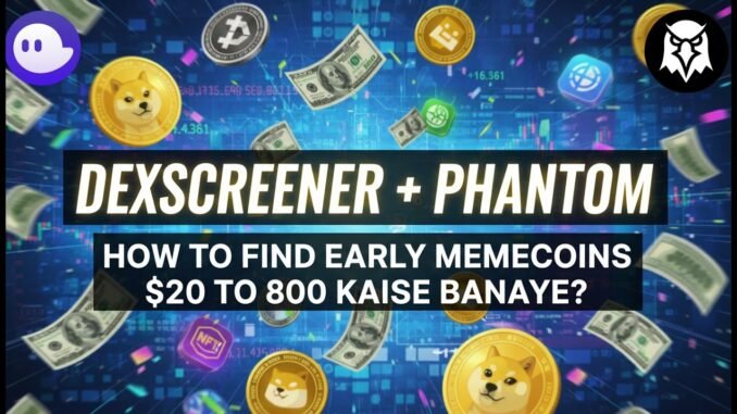 Dexscreener Tutorial for Beginners - The ONLY Way to Find Undervalued Memecoins