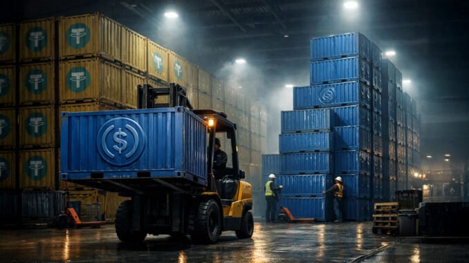 Digital dollar power balance cracks as Circle's growth spurt closes Digital dollar power balance cracks as Circle’s growth spurt closes in on Tether’s dominance