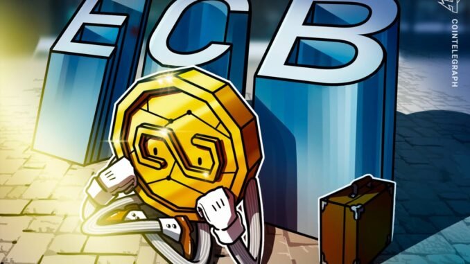ECB Says Stablecoins and Tokenized Deposits Need Central Bank Money