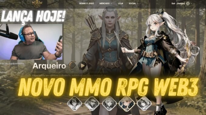 ESSE NOVO MMO RPG DA WEB3 VAI LANÇAR HOJE ! DUNGEON CROSS