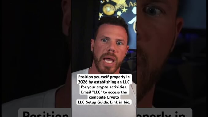 Email "LLC" to access the complete Crypto LLC Setup Guide. Link in bio.