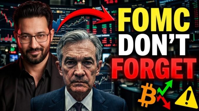 FOMC DON'T FORGET - Latest Crypto News Today & BTC - ETH Update
