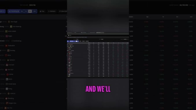 Find Token Contract Address with DexScreener (TRX) #shorts