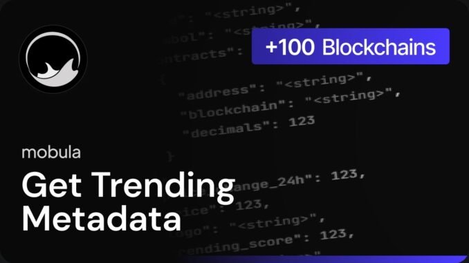 Get Trending Assets from DexScreener, CoinGecko & More | Mobula API