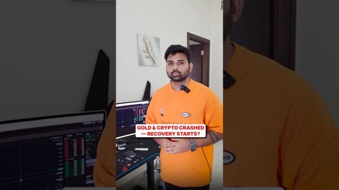 Gold & Crypto Crashed — Recovery Starts? | Gold Price Prediction