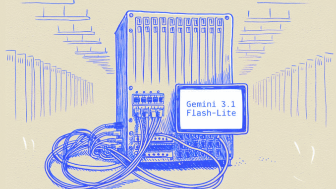 Google Drops Gemini 3.1 Flash-Lite: A Cost-efficient Powerhouse with Adjustable Google Drops Gemini 3.1 Flash-Lite: A Cost-efficient Powerhouse with Adjustable Thinking Levels Designed for High-Scale Production AI