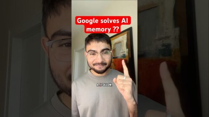 Google’s new research TurboQuant is a game changer. #ai #tech #chatgpt #fyp