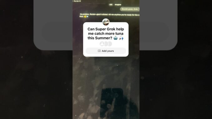 Grok AI Joins the Ahi Hunt – My Summer Wingman! 🤙 #shorts