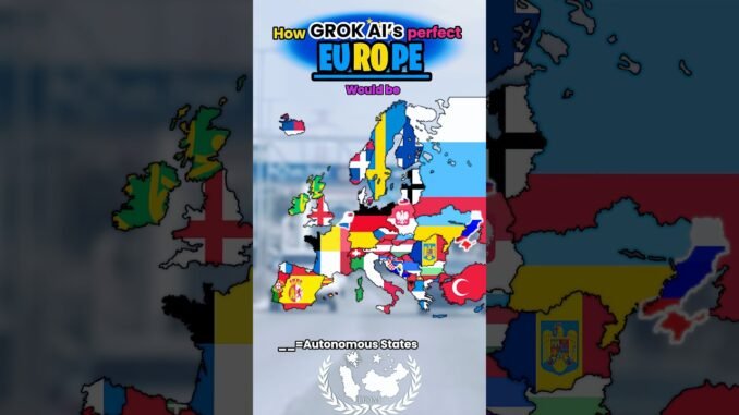 Grok AI’s perfect europe #geographythroughmaps #europe #map