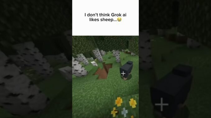 Grok ai DOESN’T like sheep #firtana #viral #ytshorts