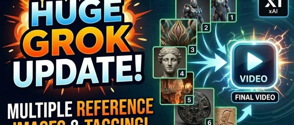 HUGE Grok AI Video Update: Multi-Image Reference is Here! #grok