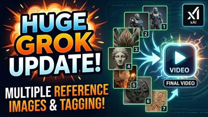 HUGE Grok AI Video Update: Multi-Image Reference is Here! #grok