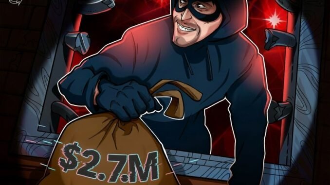 Hacker Steals $2.7M From Solv’s Bitcoin Yield Platform