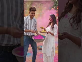 Happy Holi 🥵💯 Ai guide suraj #aicover #song #comedy #lifeisbutadream #love #vyrloriginals 💯🥵❤️