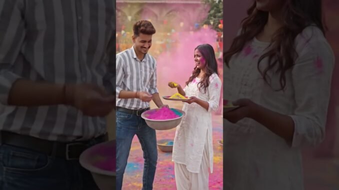 Happy Holi 🥵💯 Ai guide suraj #aicover #song #comedy #lifeisbutadream #love #vyrloriginals 💯🥵❤️