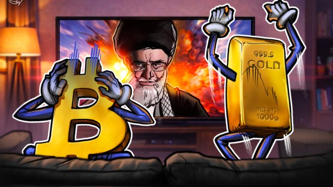 How Bitcoin and Gold Reacted Differently to the Iran War Shock