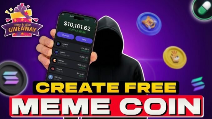 How To Create FREE SOLANA MEME COIN with AI and make $2,500 | Live RUGPULL | FREE GIVEAWAY