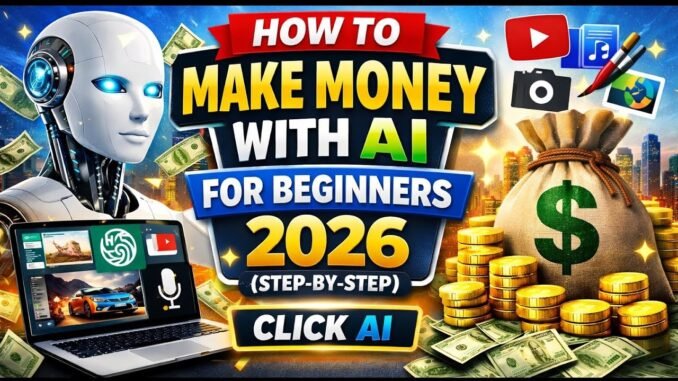 How To Make Money With AI For Beginners (Step-by-Step) 2026