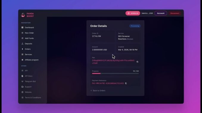 How to Buy DEX Screener Reactions with PandaBoost | Boost Your Token in 60 Seconds