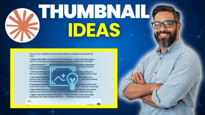 How to Create YouTube Thumbnails Ideas Claude AI - Guide