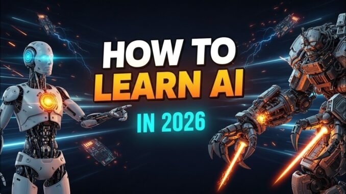 How to Learn AI in 2026 | Complete Beginner's Guide to Artificial Intelligence | English Practice