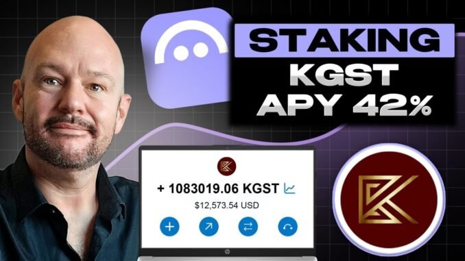 How to Stake KGST USD Coin on AAVE 🚀 Earn Up to 42% APY