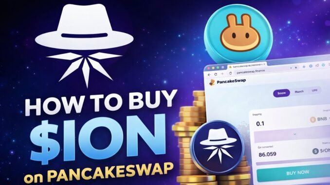 How to buy $ION on Pancakeswap with your wallet