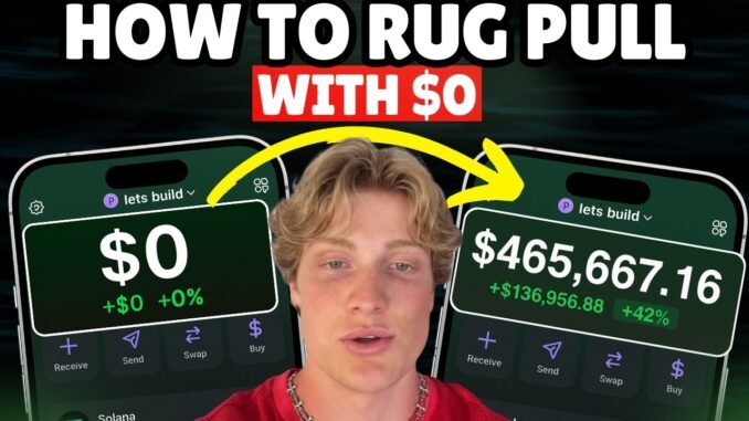 I Tried Rug Pulling Viral Memecoins With $0 On Pump Fun (LIVE PROOF)