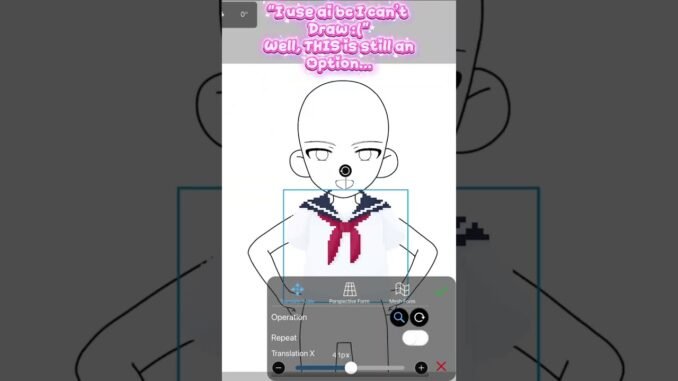 I don’t use this, but It works for beginners instead of AI #art#artist#artedigital#illustration#ibis