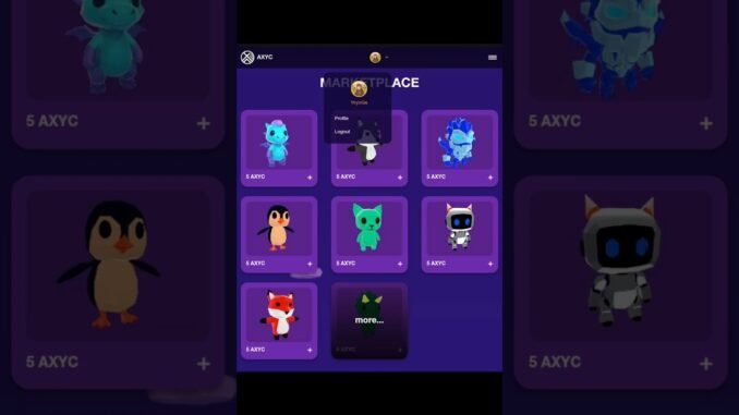 In AXYC @AxyCoin #AXYC #games #pet #playtoearn #web3