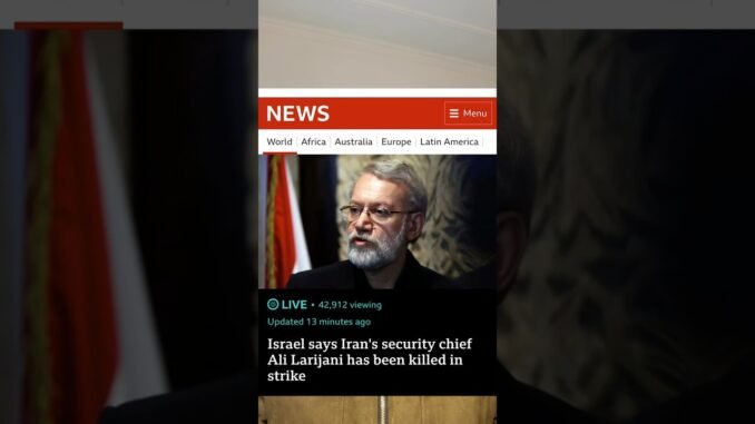 Iran 🇮🇷 War Big News Today 🛑⁉️