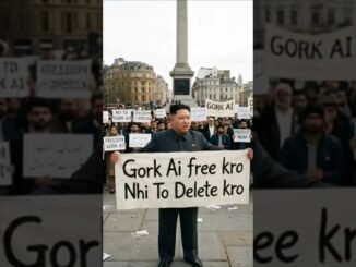 Kim Jong un Protest Against Grok Ai 🪧🪧