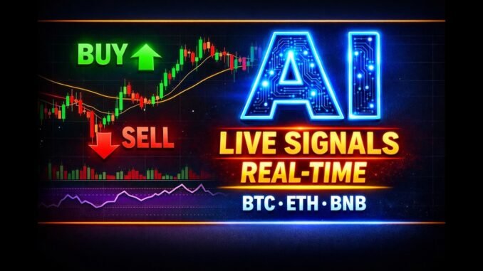 🔴 LIVE AI Crypto Signals | BTC/GOLD/ETH/BNB Real-Time Predictions | TradingView Strategy