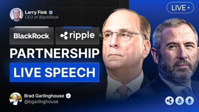 LIVE: Ripple Leads Massive Tokenization Move with BlackRock - XRP Crash Explained!