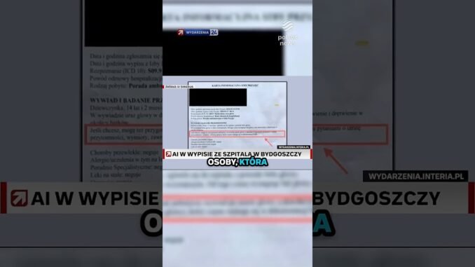 Lekarz użył ChatGPT. Odkryto fragment w karcie przyjęcia dziecka