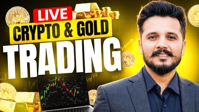 Live Trading Crypto & Gold Today || live Scalping guide for beginners