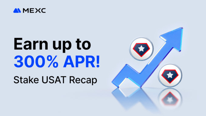 MEXC USAT Flexible Savings achieves 14x growth from launch to peak